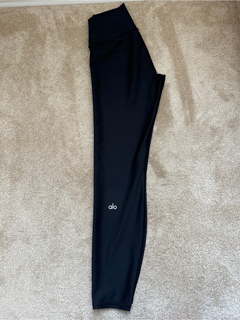 Alo Yoga Black High Rise Leggings | Size S